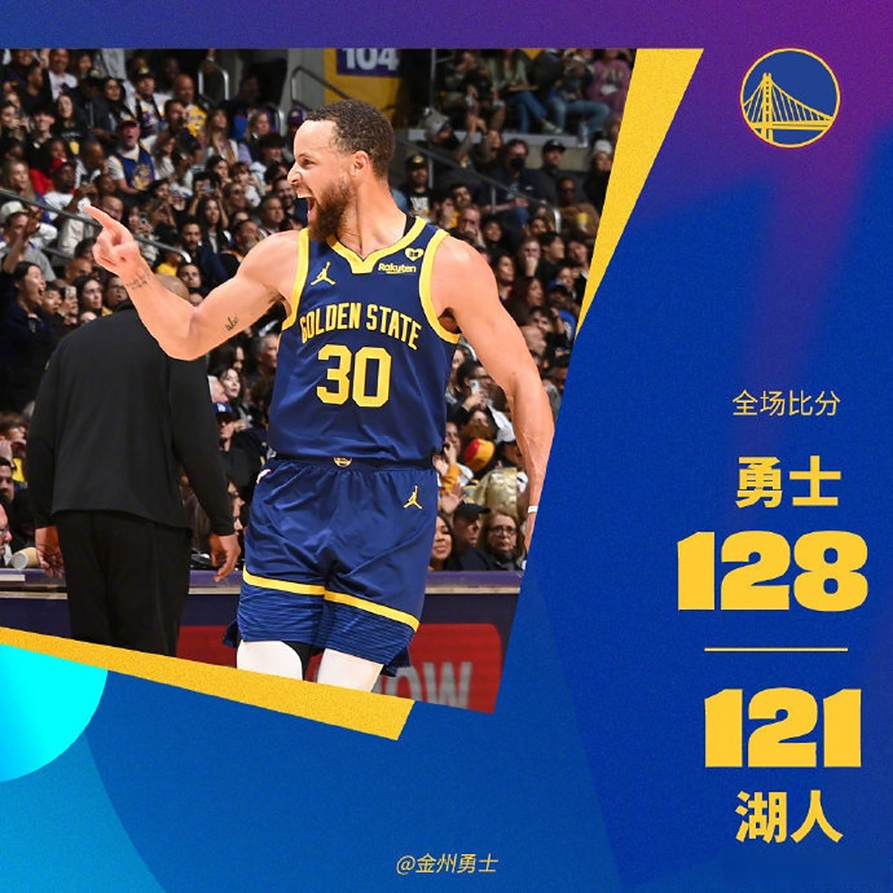 勇士大胜湖人,库里狂轰40分掀起火爆胜利 勇士大胜湖人,库里狂轰40分掀起火爆胜利