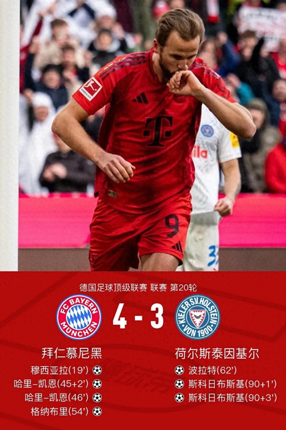 拜仁慕尼黑力克沃尔夫斯堡，豪取德甲七连胜！的简单介绍